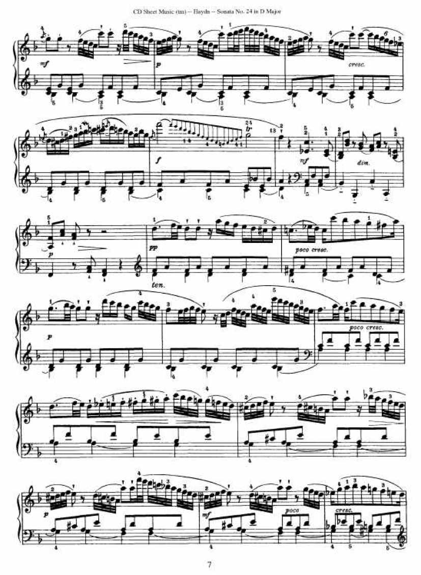 52首钢琴奏鸣曲 - HPS24