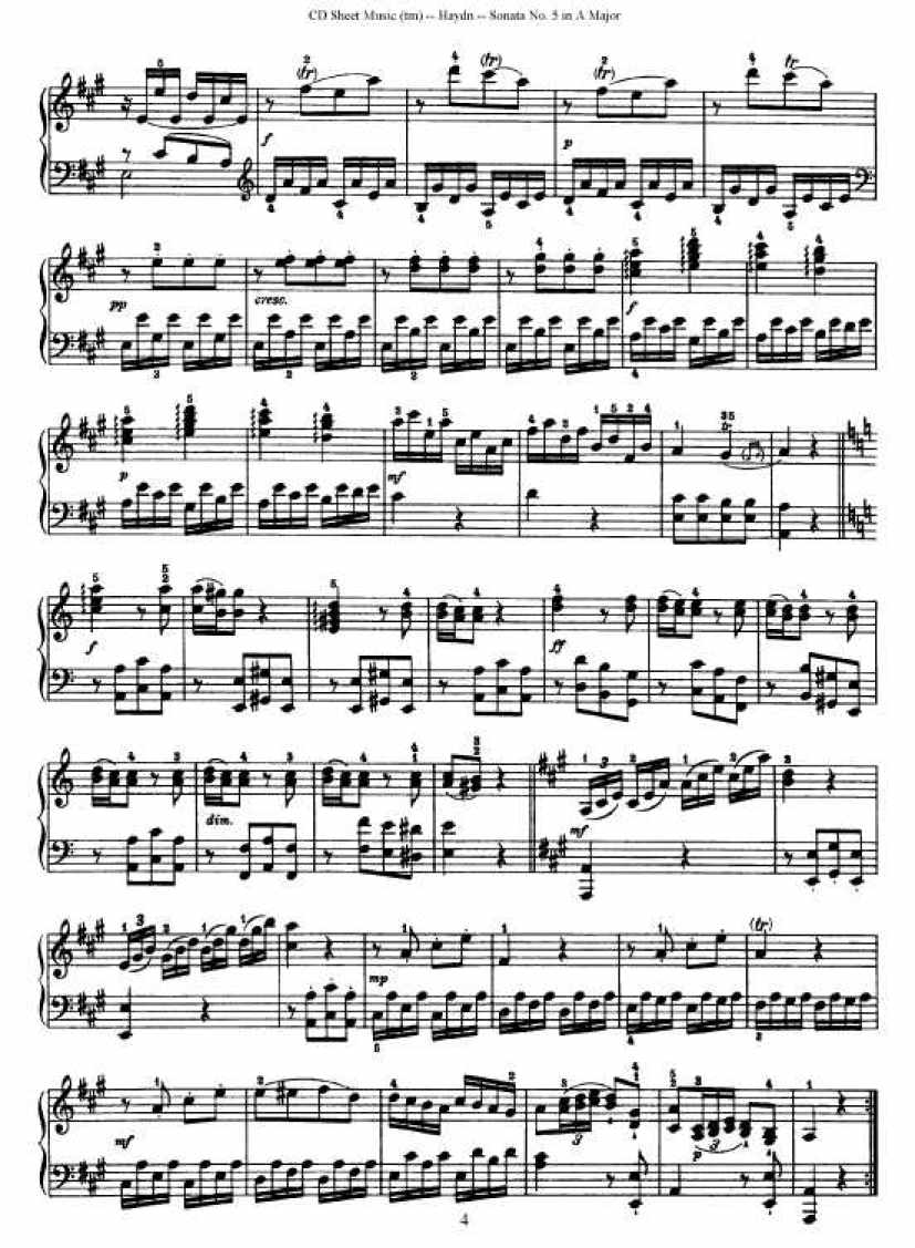 52首钢琴奏鸣曲 - HPS05
