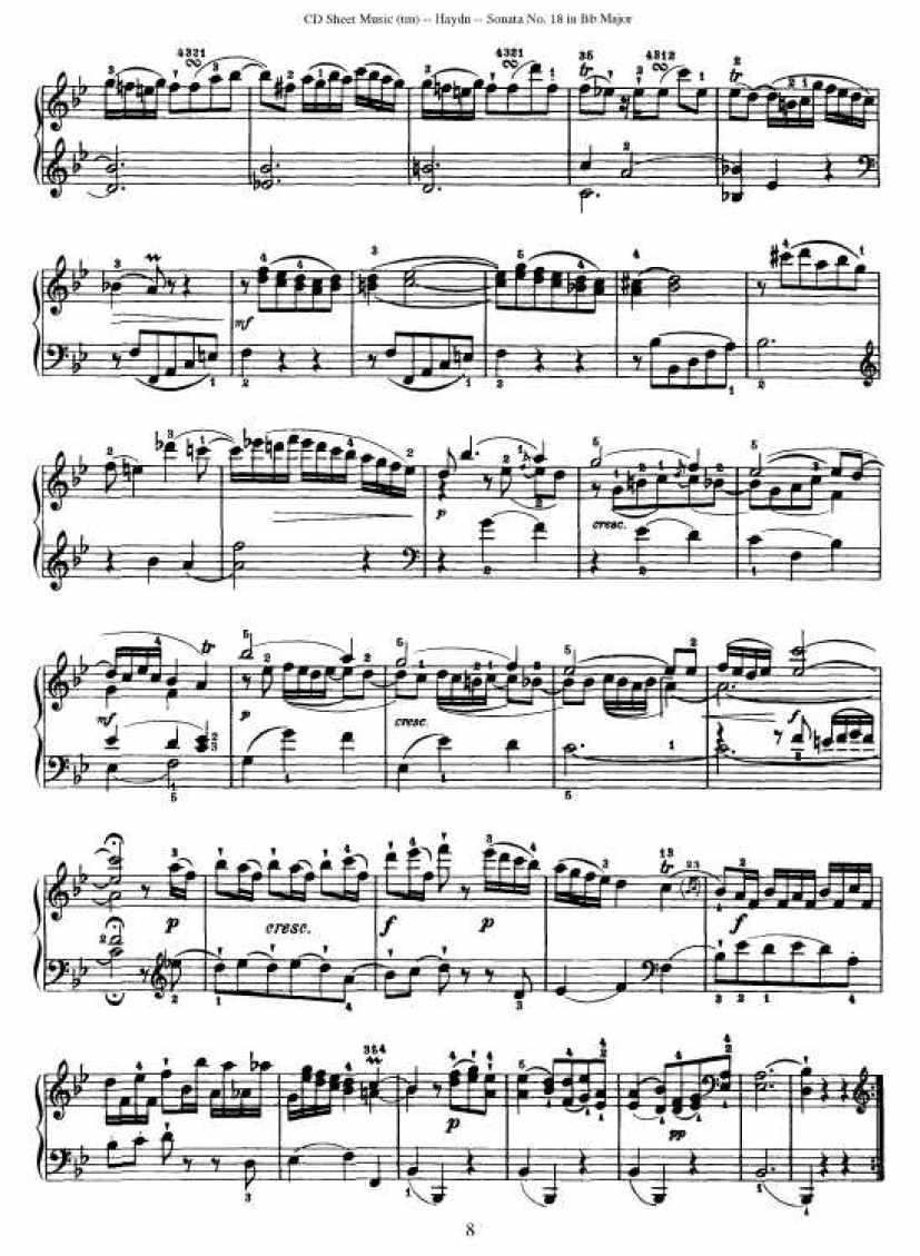 52首钢琴奏鸣曲 - HPS18