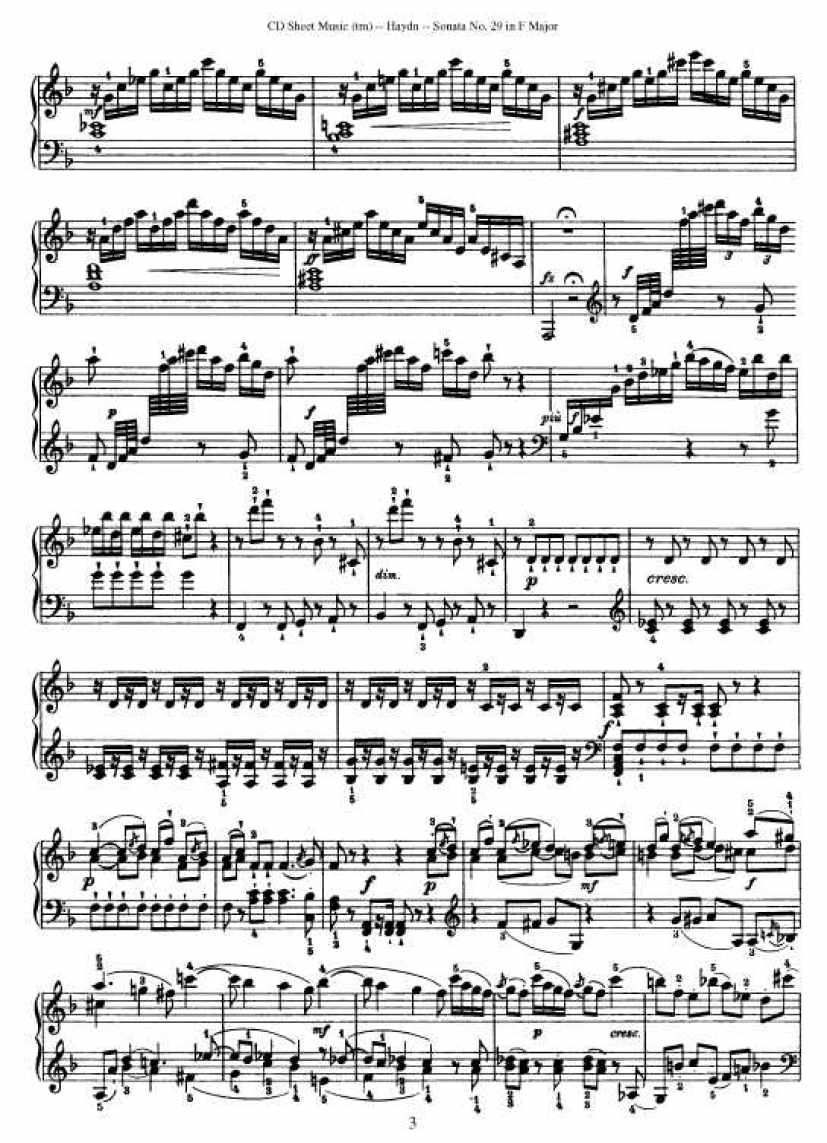 52首钢琴奏鸣曲 - HPS29