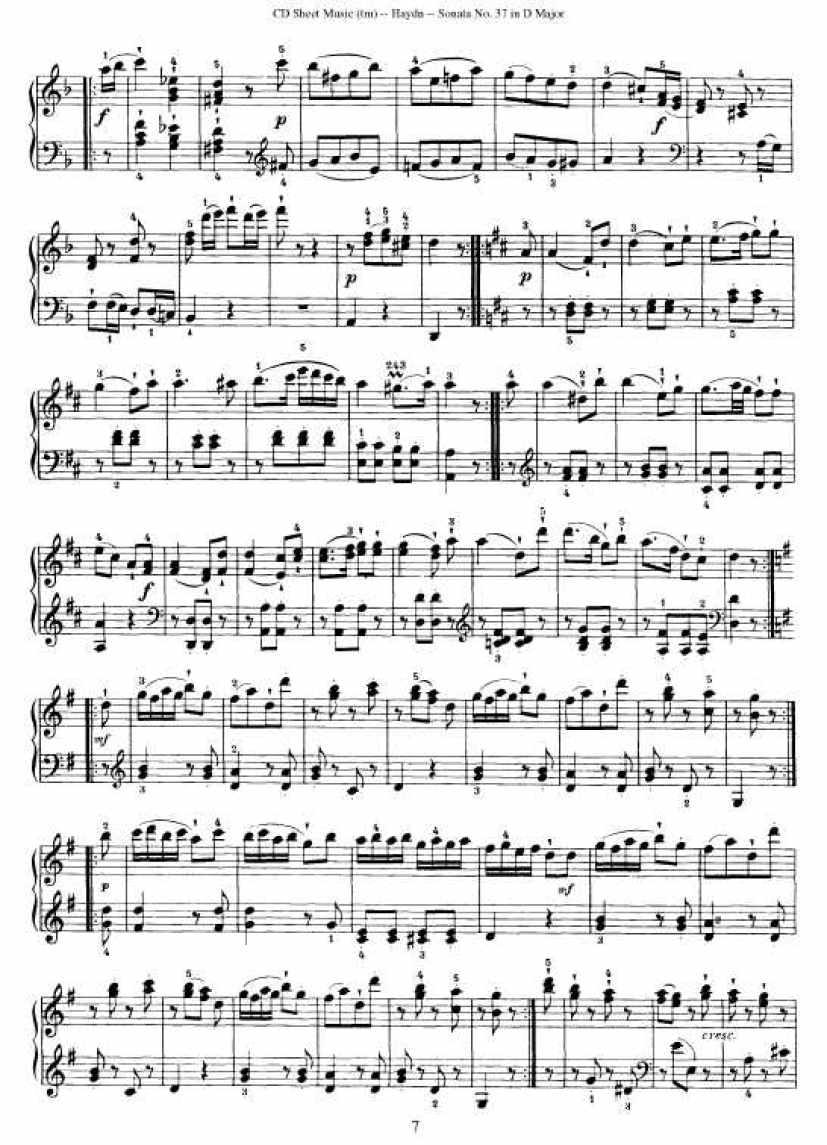 52首钢琴奏鸣曲 - HPS37