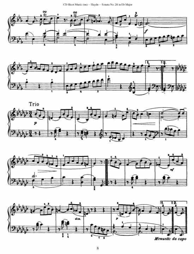 52首钢琴奏鸣曲 - HPS28