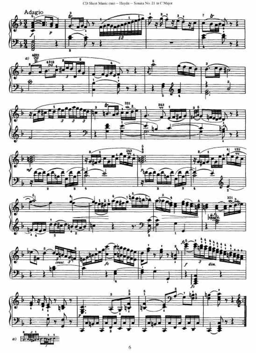 52首钢琴奏鸣曲 - HPS21