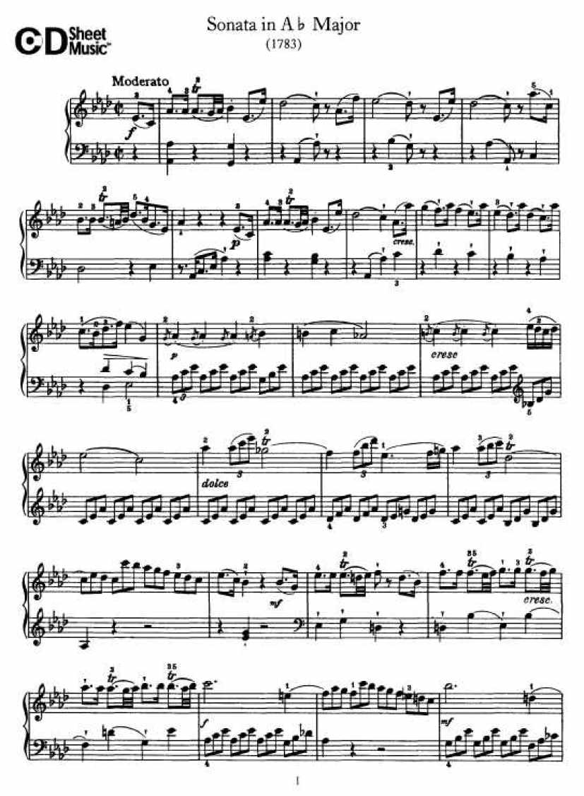 52首钢琴奏鸣曲 - HPS43