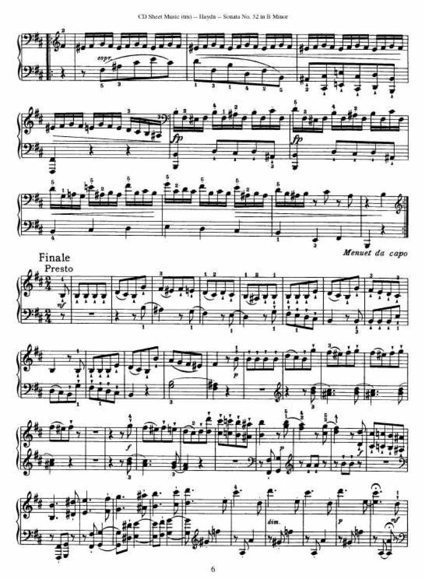 52首钢琴奏鸣曲 - HPS32