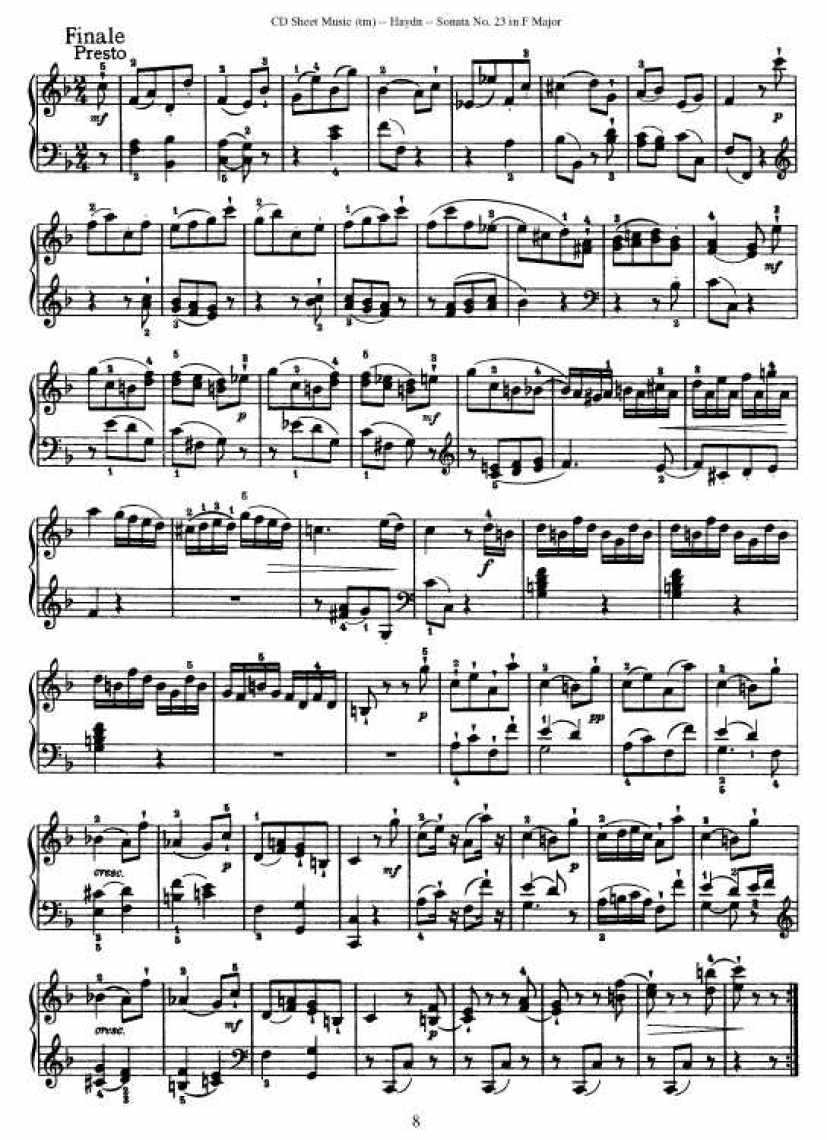 52首钢琴奏鸣曲 - HPS23
