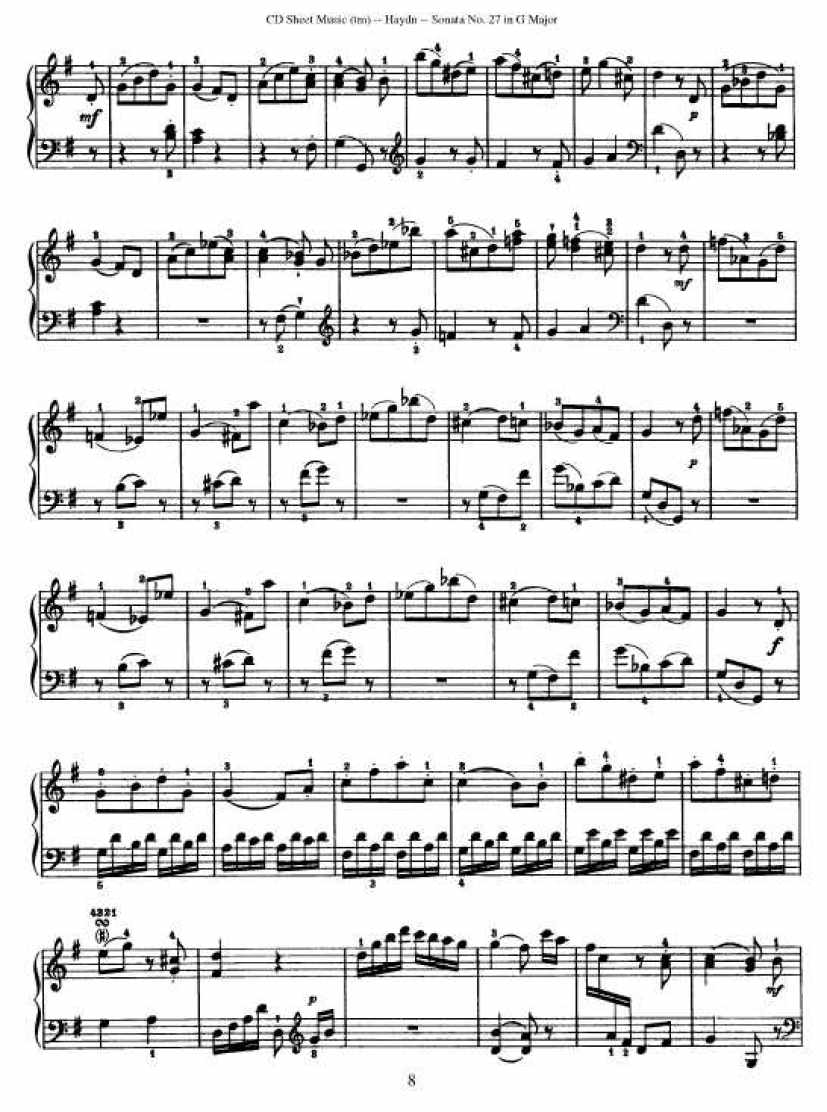 52首钢琴奏鸣曲 - HPS27