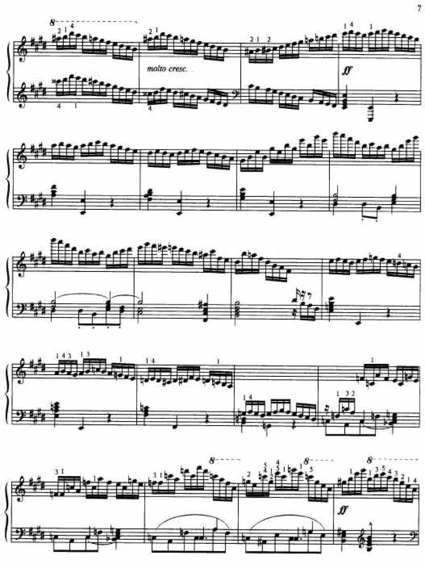 莫什考夫斯基15首练习曲钢琴曲谱1