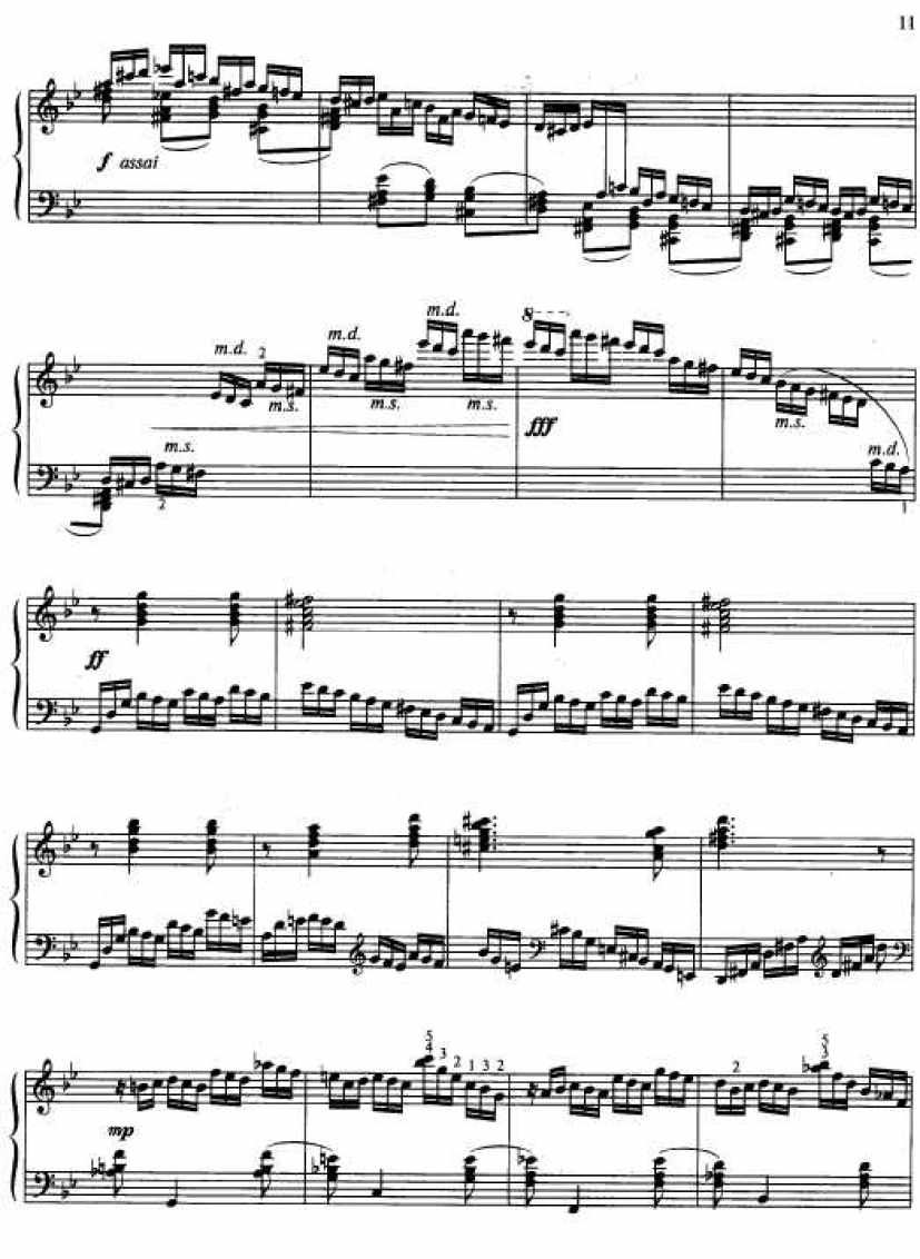 莫什考夫斯基15首练习曲钢琴曲谱2