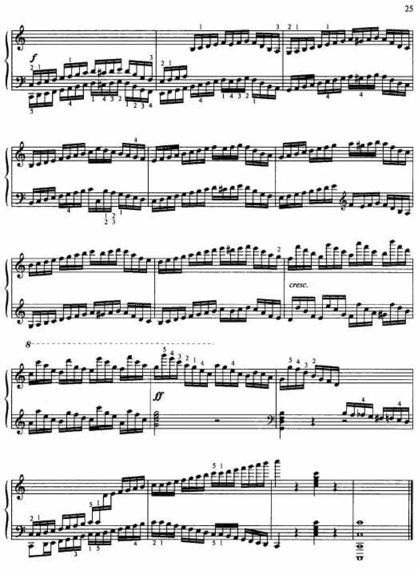 莫什考夫斯基15首练习曲钢琴曲谱5