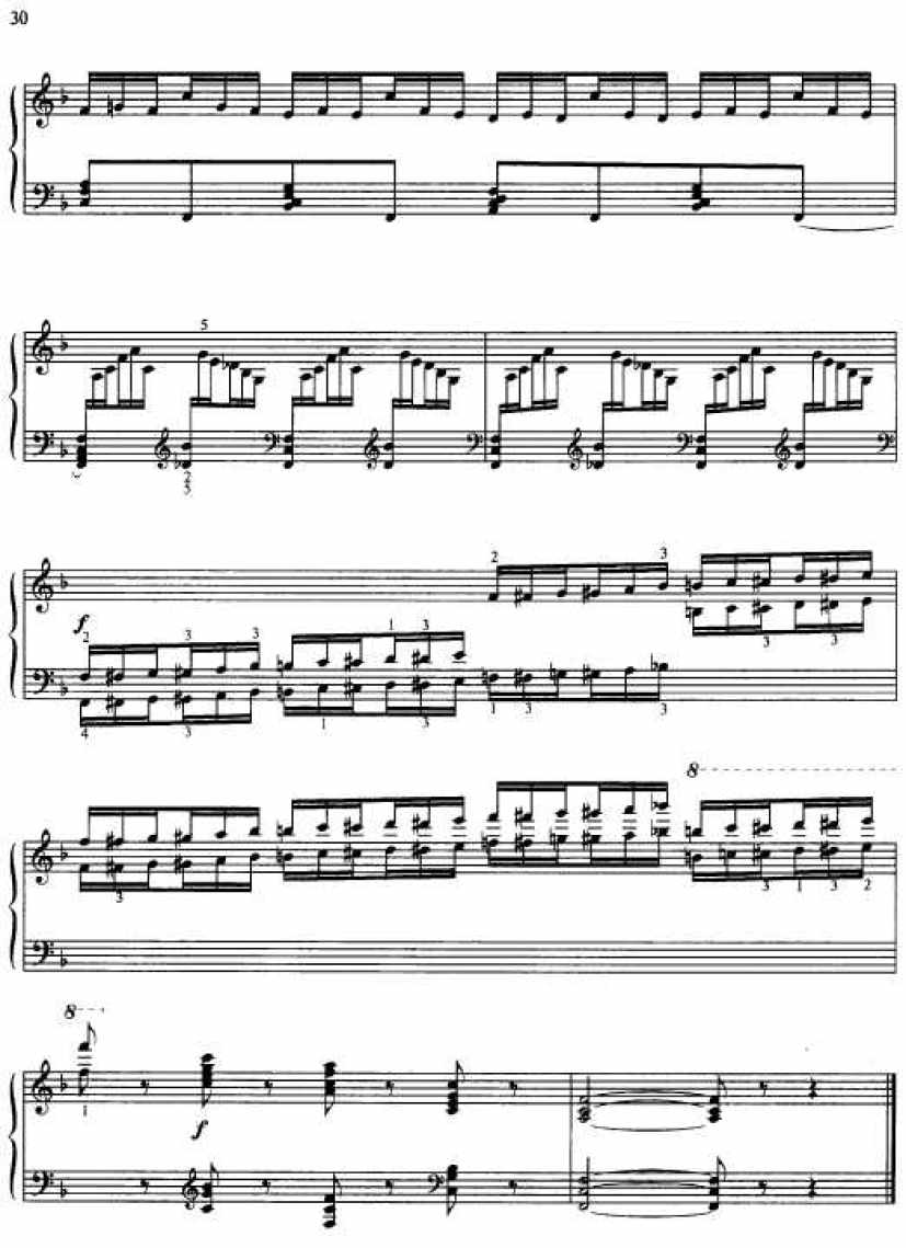 莫什考夫斯基15首练习曲钢琴曲谱6