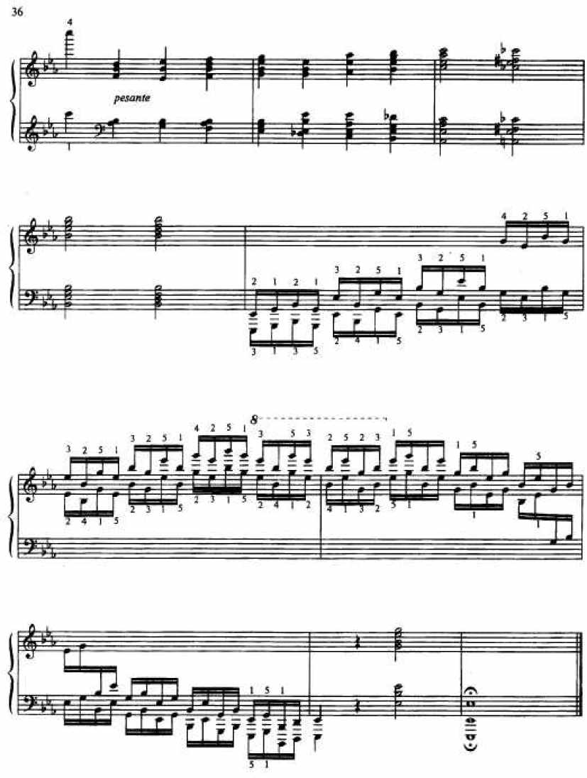 莫什考夫斯基15首练习曲钢琴曲谱7