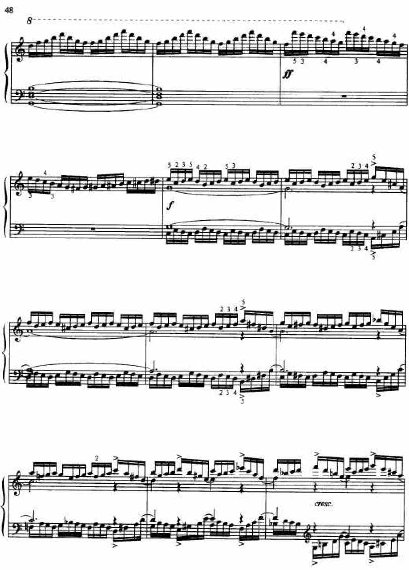 莫什考夫斯基15首练习曲钢琴曲谱10