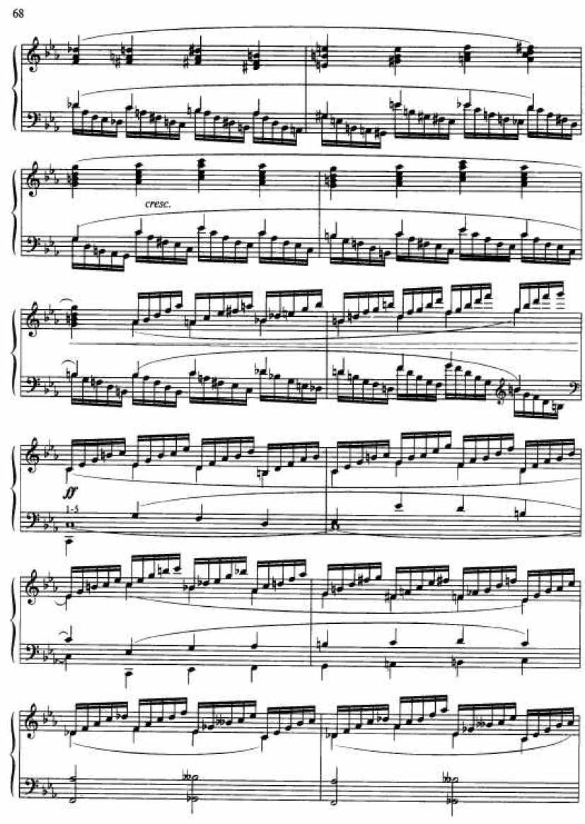 莫什考夫斯基15首练习曲钢琴曲谱14