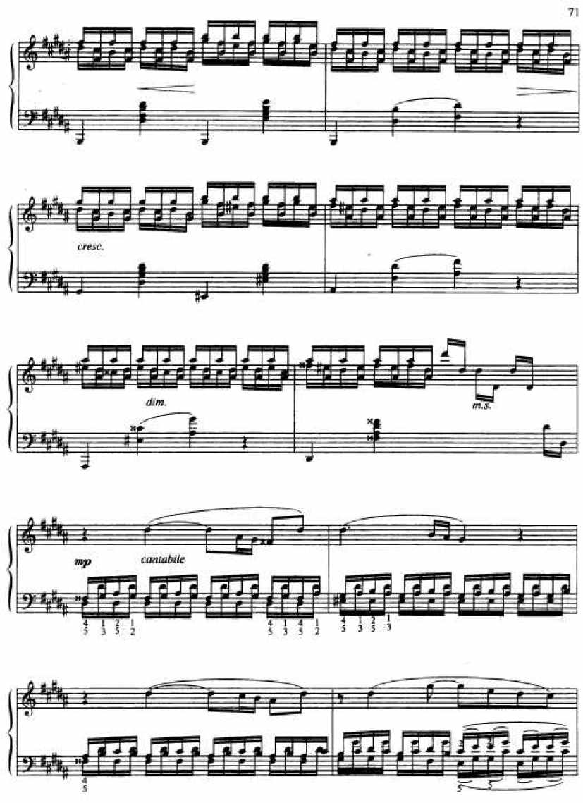 莫什考夫斯基15首练习曲钢琴曲谱15