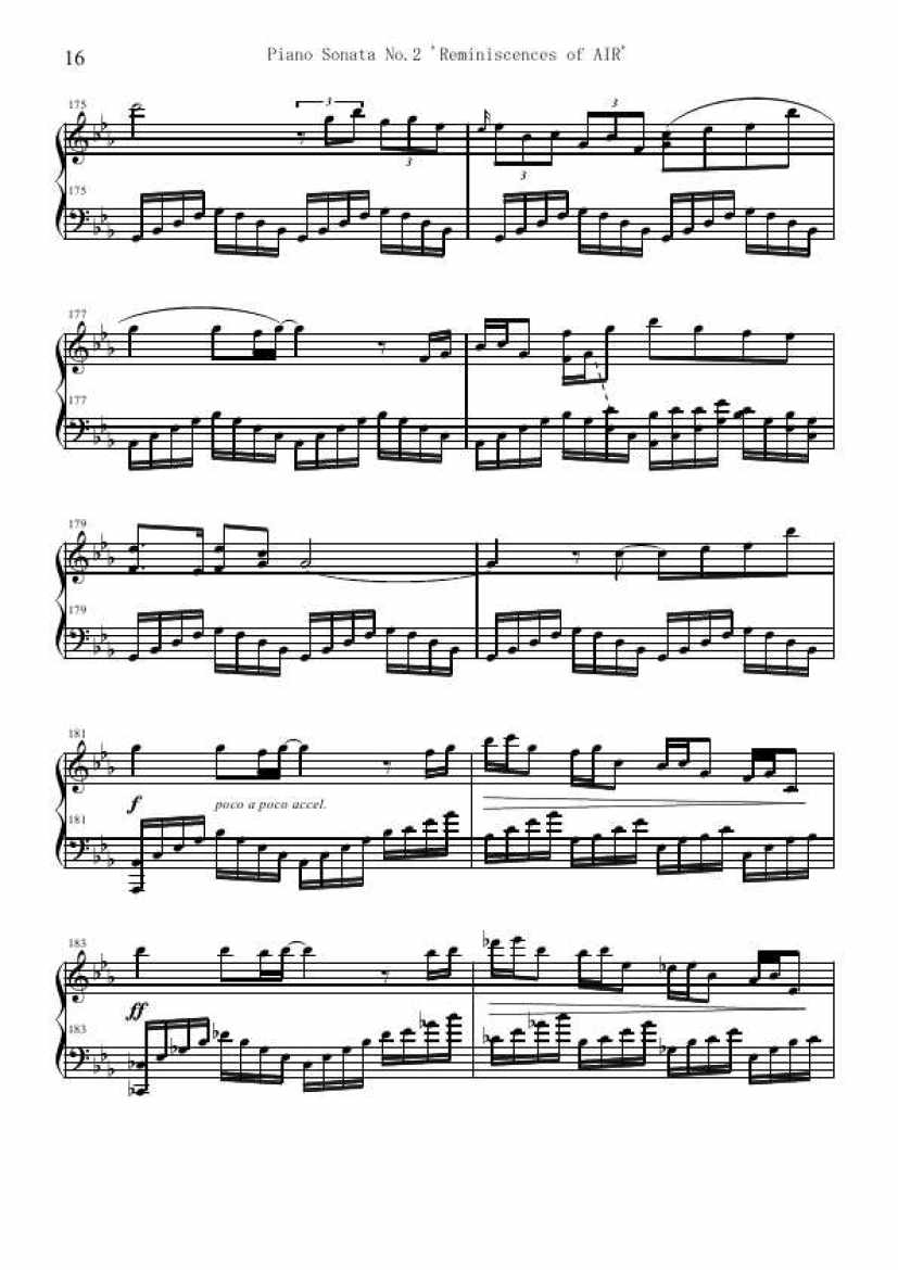Air 青空 - Piano Sonata No