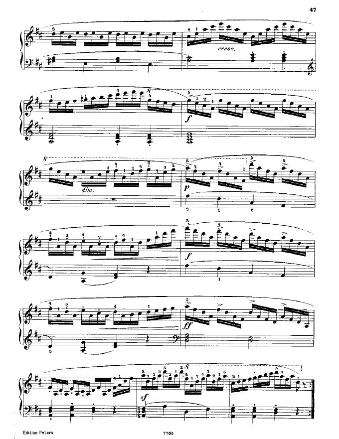 车尔尼849第六条钢琴谱图片